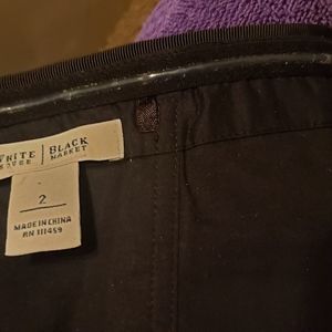 Strapless , zip back top